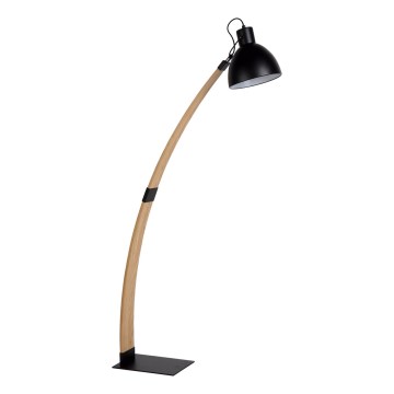 Lucide 03713/01/30 - Stehlampe CURF 1xE27/60W/230V schwarz