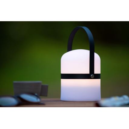 Lucide 06802/01/30 - Dimmbare LED-Outdoor-Leuchte LITTLE JOE LED/0,3W/3,7V USB IP44 680 mAh schwarz