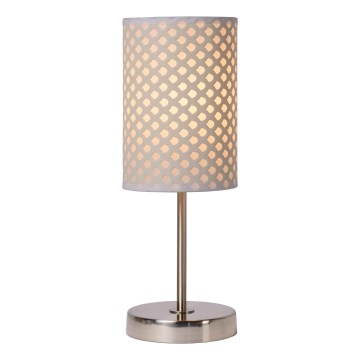 Lucide 08500/81/31 - Tischlampe MODA 1xE27/60W/230V weiss