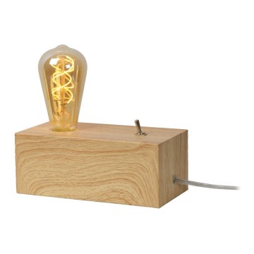 Lucide 08516/01/76 - Tischlampe EDISON 1xE27/60W/230V
