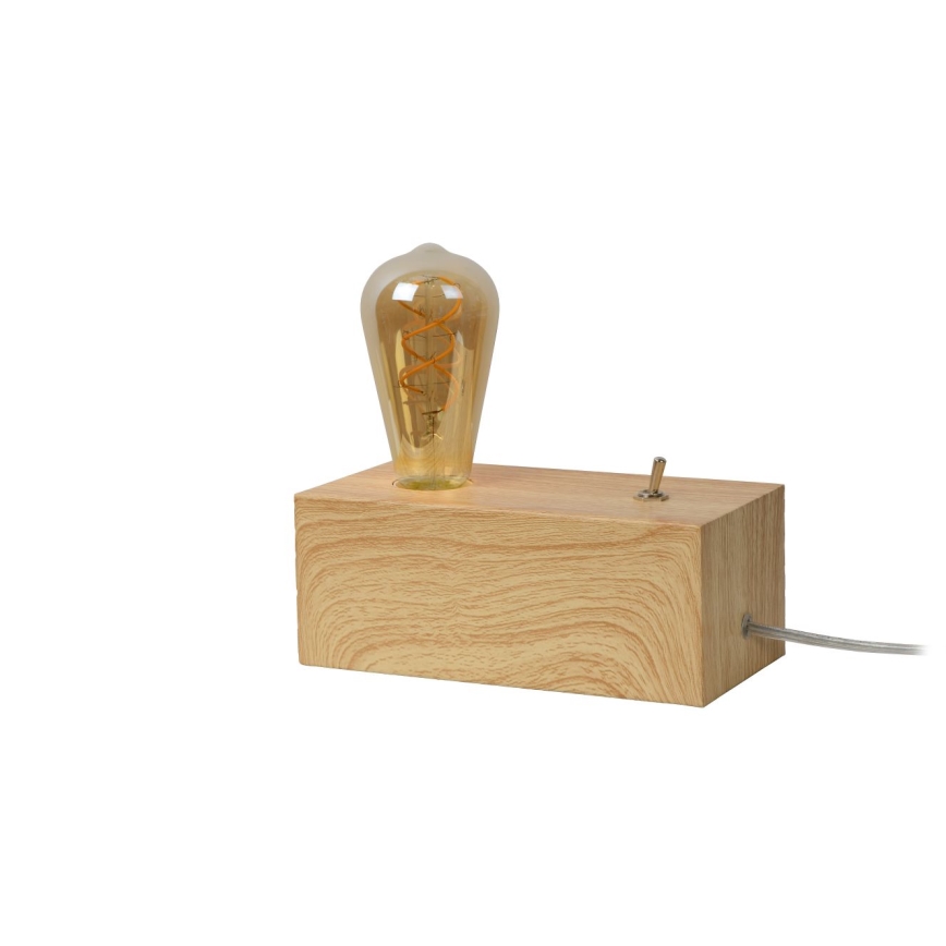 Lucide 08516/01/76 - Tischlampe EDISON 1xE27/60W/230V