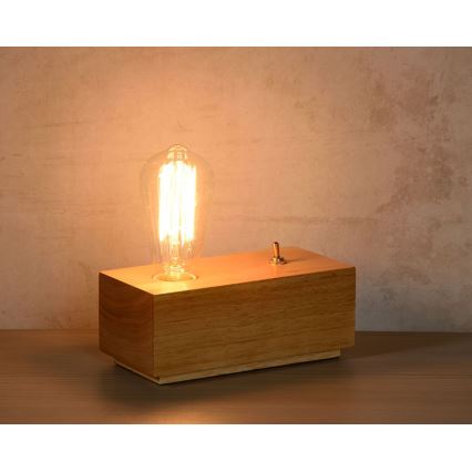 Lucide 08516/04/72 - LED Tischlampe EDISON 1xE27/4W/230V