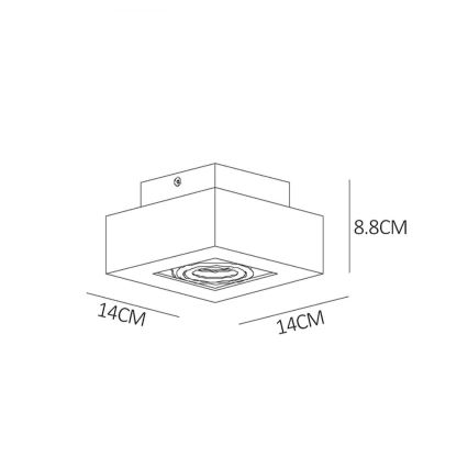 Lucide 09119/05/30 - LED dimmbare Deckenbeleuchtung XIRAX LED/5W/230V