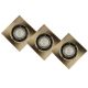 Lucide 11002/15/03 - SET 3x LED Einbauleuchte FOCUS 3xGU10/5W/230V bronze