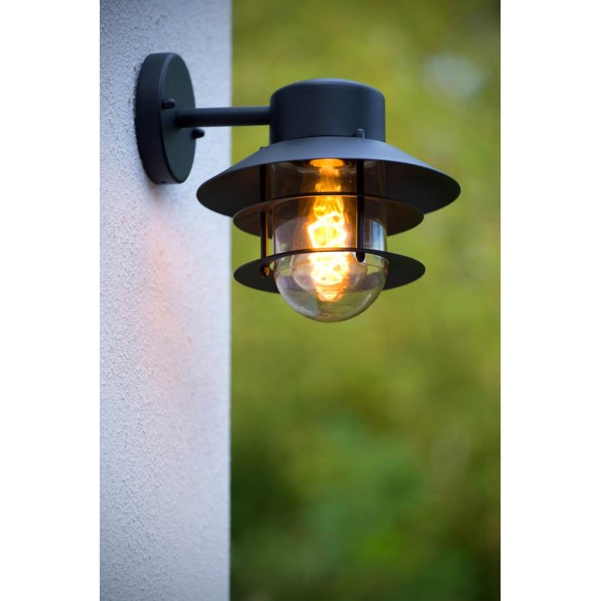 Lucide 11874/01/30 - Auβen-Wandbeleuchtung ZICO 1xE27/60W/230V IP44