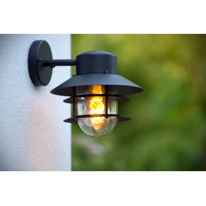 Lucide 11874/01/30 - Auβen-Wandbeleuchtung ZICO 1xE27/60W/230V IP44