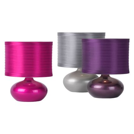 Lucide 14559/81/32 - Tischlampe TINA 1xE14/40W/230V rosa
