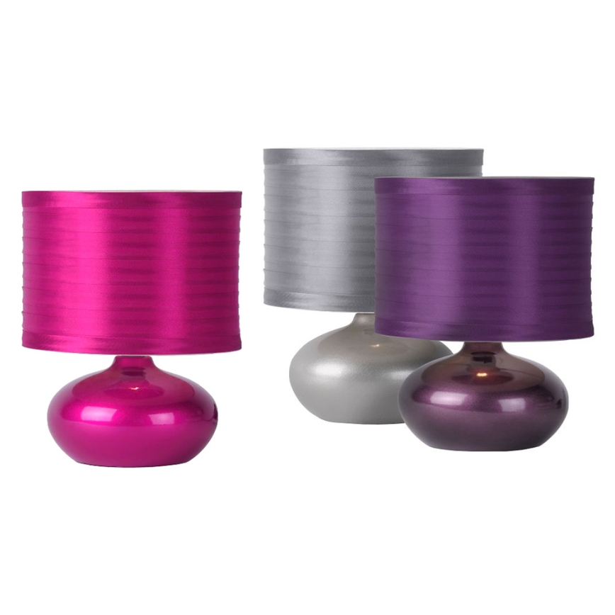 Lucide 14559/81/32 - Tischlampe TINA 1xE14/40W/230V rosa