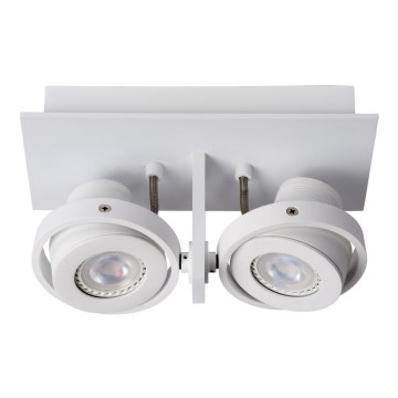 Lucide 17906/11/31 - Dimmbarer LED-Strahler LANDA 2xGU10/5W/230V weiß