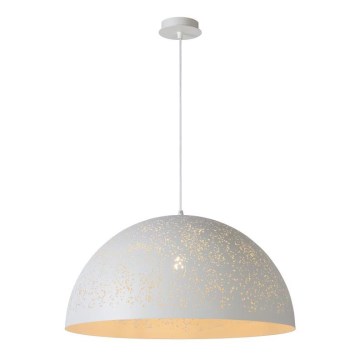 Lucide 21406/60/31 - Hängeleuchte ETERNAL 1xE27/60W/230V weiss 60 cm