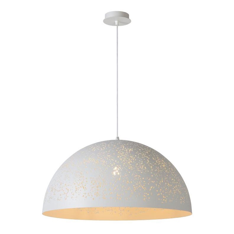Lucide 21406/60/31 - Hängeleuchte ETERNAL 1xE27/60W/230V weiss 60 cm