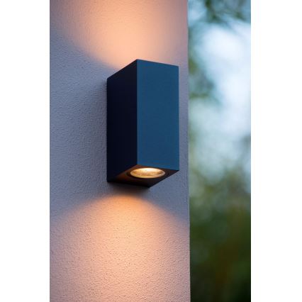 Lucide 22860/10/30 - LED Aussen Wandleuchte ZORA-LED 2xGU10/5W/230V