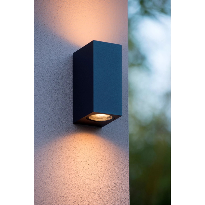 Lucide 22860/10/30 - LED Aussen Wandleuchte ZORA-LED 2xGU10/5W/230V