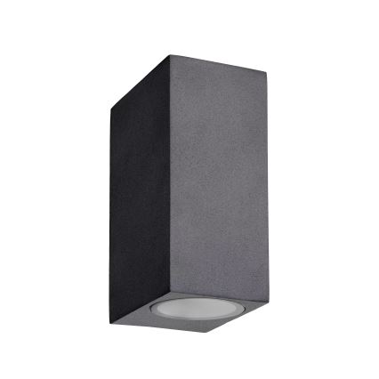 Lucide 22860/10/30 - Dimmbare LED-Outdoor-Wandleuchte ZORA 2xGU10/5W/230V IP44