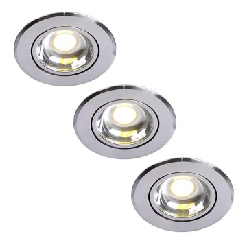 Lucide 22950/23/12 - SET 3x LED-Einbauleuchte LED-SPOT LED/5W/230V