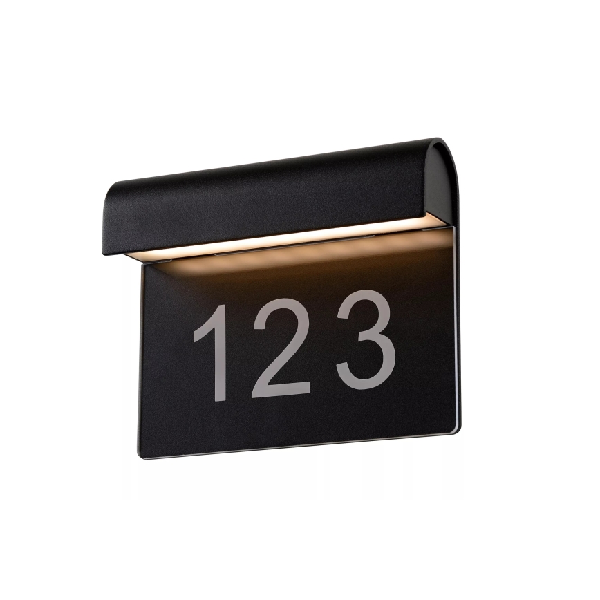 Lucide 27881/06/30 - LED Hausnummer THESI LED/6W/230V IP54