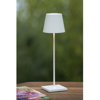 Lucide 27888/03/31 - LED dimmbare Tischleuchte JUSTIN LED/2,2W/5V IP54 weiß