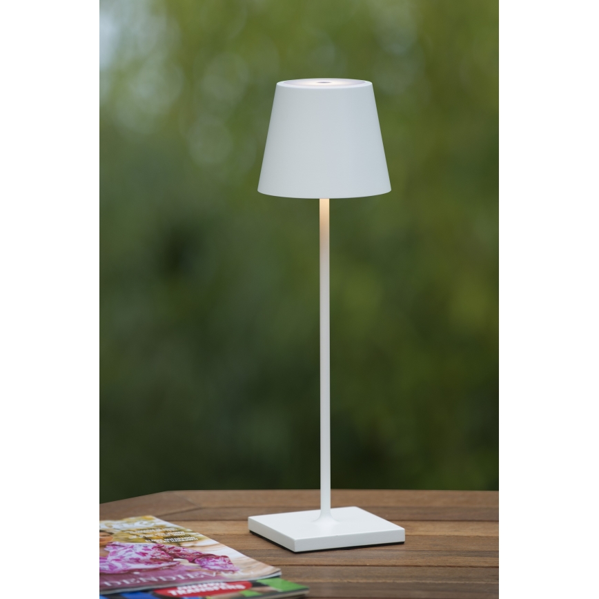 Lucide 27888/03/31 - LED dimmbare Tischleuchte JUSTIN LED/2,2W/5V IP54 weiß