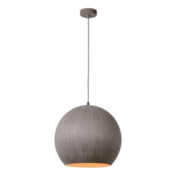 Lucide 30496/40/36 - Hängeleuchte BOLSTAR 1xE27/60W/230V grau 40 cm