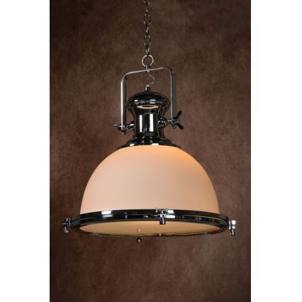 Lucide 31471/46/61 - Kronleuchter auf der Kette OLD BURDIE 1xE27/60W/230V weiss