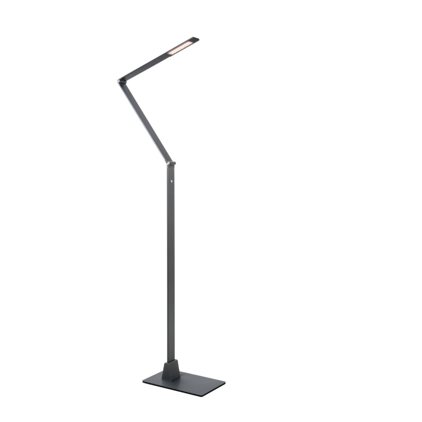 Lucide 35700/10/36 - LED Stehlampe FLATT LED/10W/230V grau