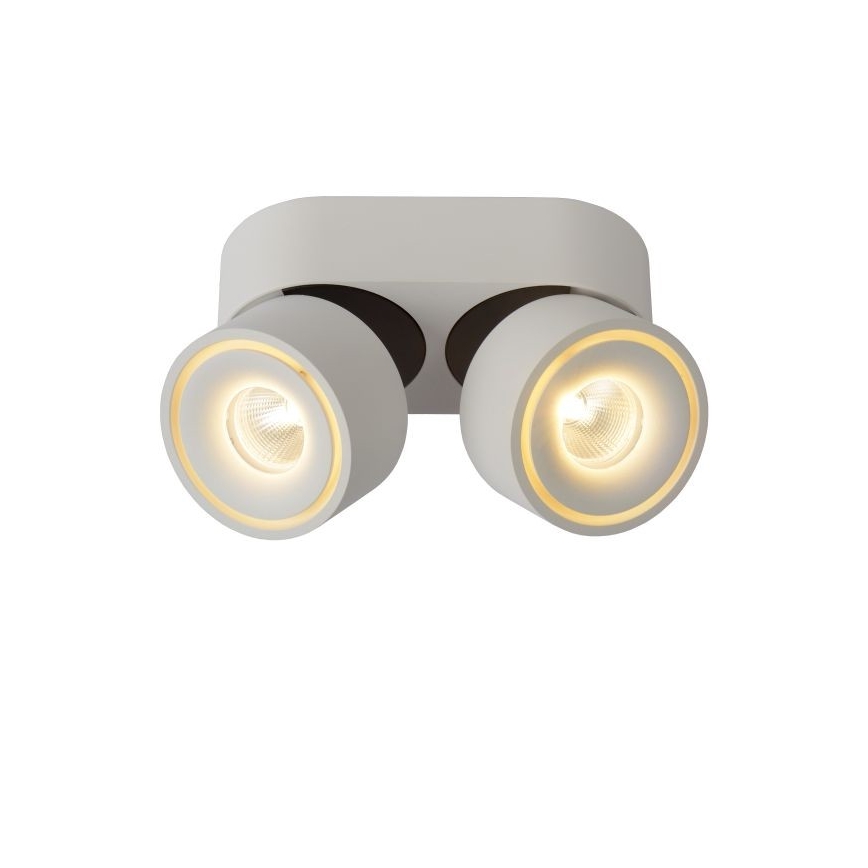 Lucide 35911/16/31 - LED dimmbare Punktleuchte YUMIKO 2xLED/8W/230V weiß