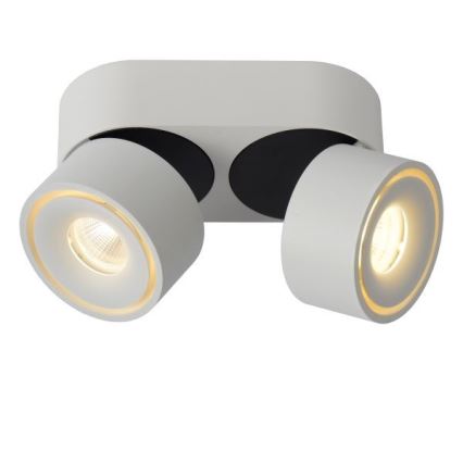 Lucide 35911/16/31 - LED dimmbare Punktleuchte YUMIKO 2xLED/8W/230V weiß