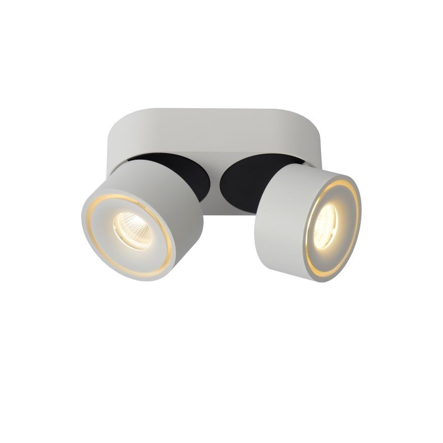 Lucide 35911/16/31 - LED dimmbare Punktleuchte YUMIKO 2xLED/8W/230V weiß
