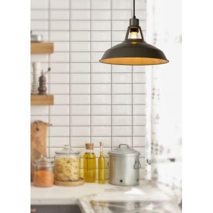 Lucide 43401/31/41 - Hängeleuchte BRASSY-BIS 1xE27/60W/230V grau