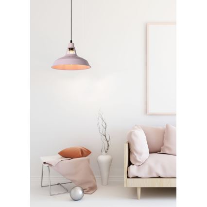 Lucide 43401/31/66 - Hängeleuchte BRASSY-BIS 1xE27/60W/230V rosa
