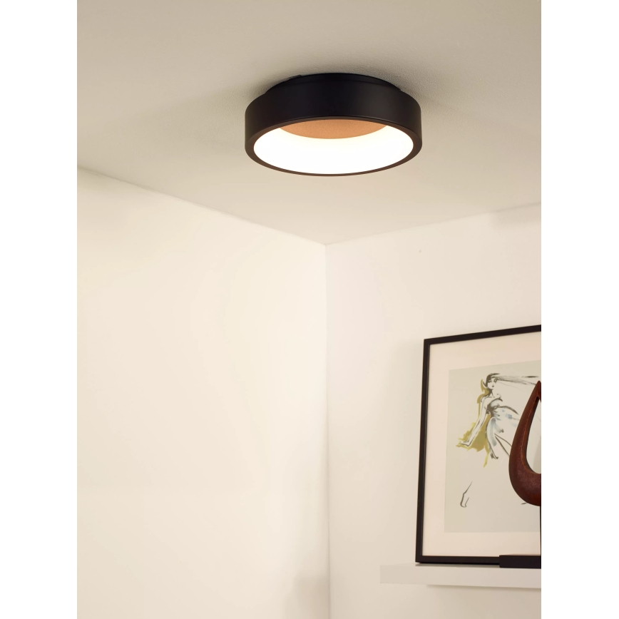 Lucide 46100/20/30 - LED Dimmbare Deckenleuchte TALOWE LED/20W/230V schwarz