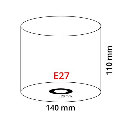 Lucide 61005/14/41 - Lampenschirm SHADE E27 Dr.14 cm