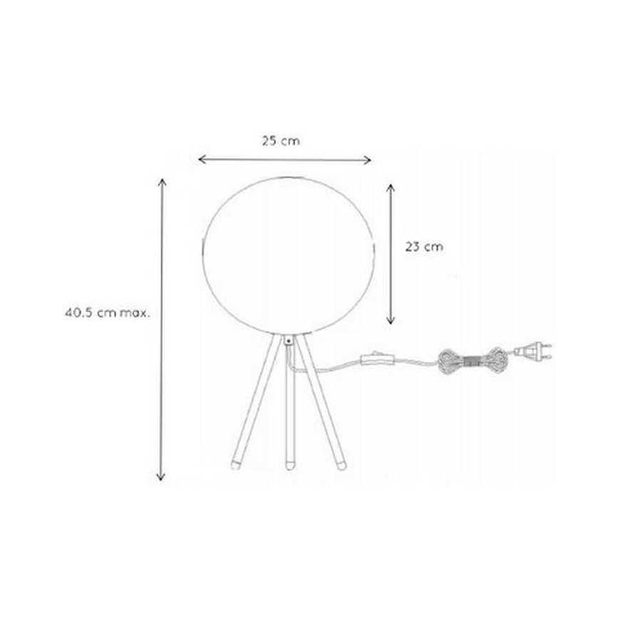 Lucide 71567/25/31 - Stehlampe GOOSY SOFT 1xE14/25W/230V