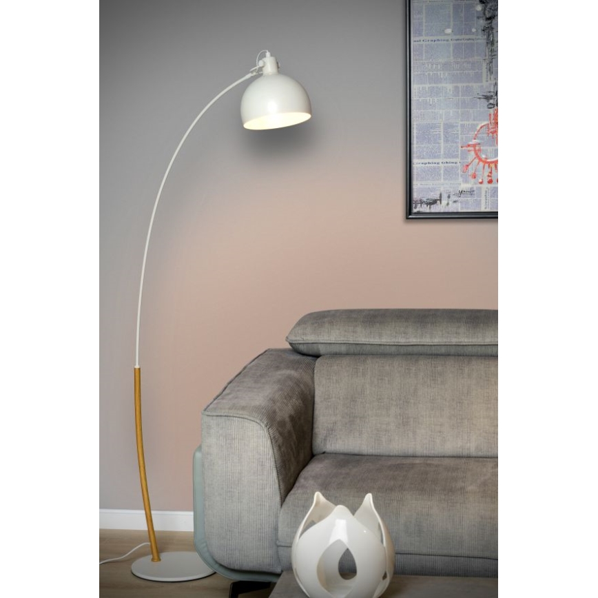 Lucide 71749/01/31 - Stehlampe DUMBO 1xE27/40W/230V weiss