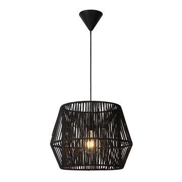 Lucide 72301/40/30 - Hängeleuchte CORDO 1xE27/60W/230V schwarz