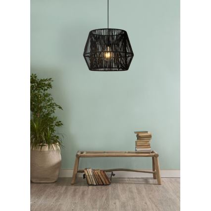 Lucide 72301/40/30 - Hängeleuchte CORDO 1xE27/60W/230V schwarz
