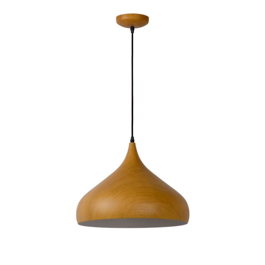 Lucide 76360/01/72 - Hängeleuchte WOODY 1xE27/60W/230V 42 cm