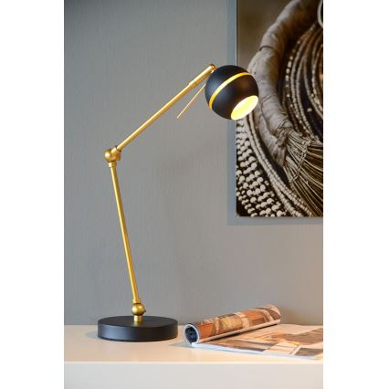 Lucide 77676/05/30 - LED Tischlampe BINARI LED/5W/230V schwarz