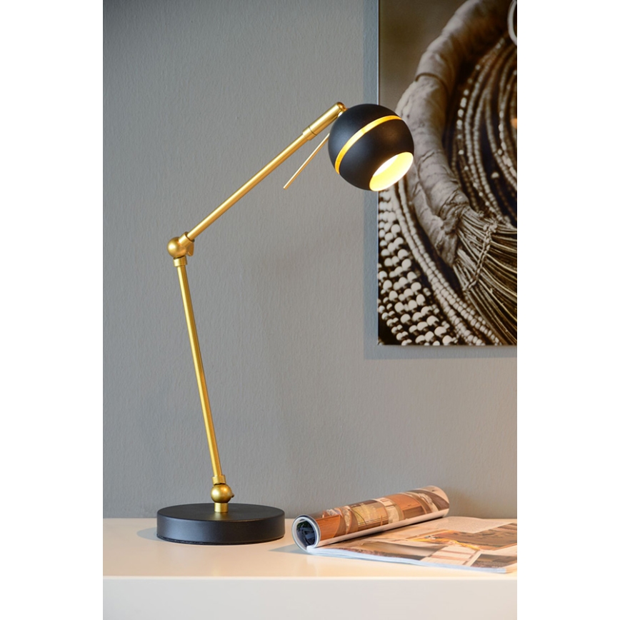 Lucide 77676/05/30 - LED Tischlampe BINARI LED/5W/230V schwarz