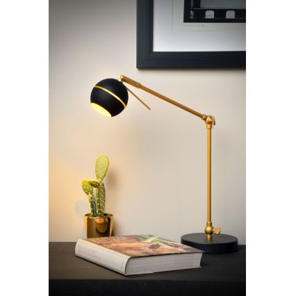 Lucide 77676/05/30 - LED Tischlampe BINARI LED/5W/230V schwarz