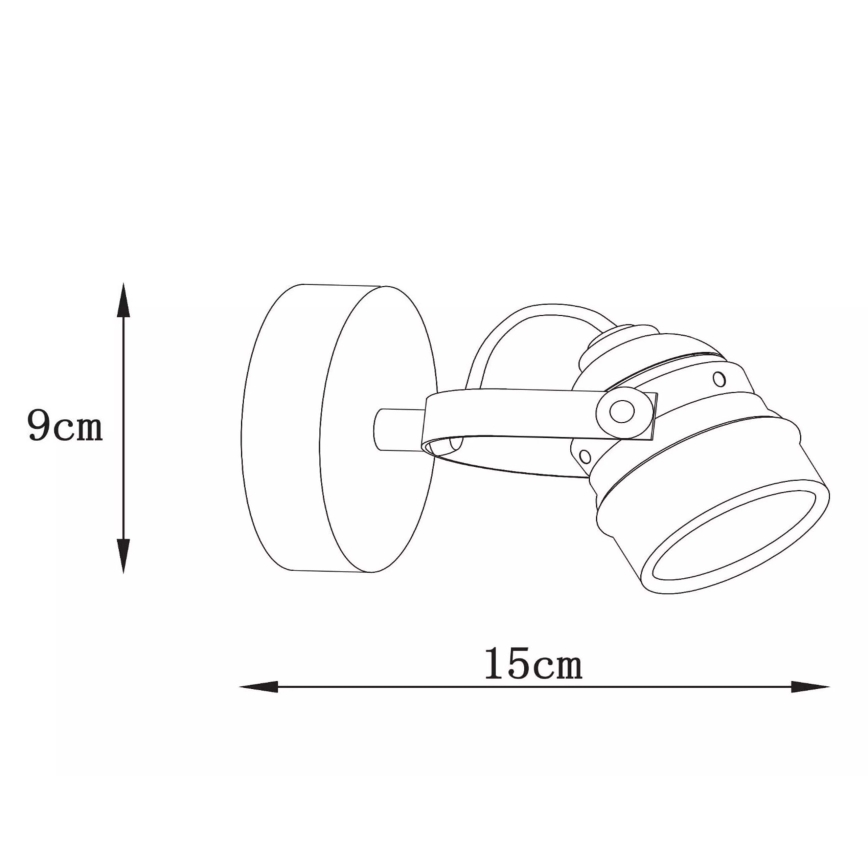 Lucide 77974/05/17 - LED Spotlight CIGAL 1xGU10/5W/230V kupfer