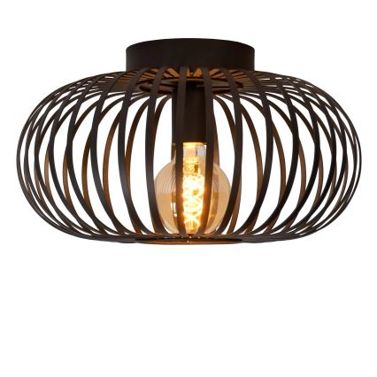 Lucide 78174/40/30 - Deckenleuchte MANUELA 1xE27/60W/230V d 39,5 cm schwarz