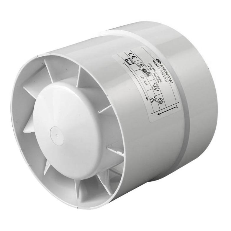 Lüfter VENTS 125 VKO Rohrleitung12,5cm