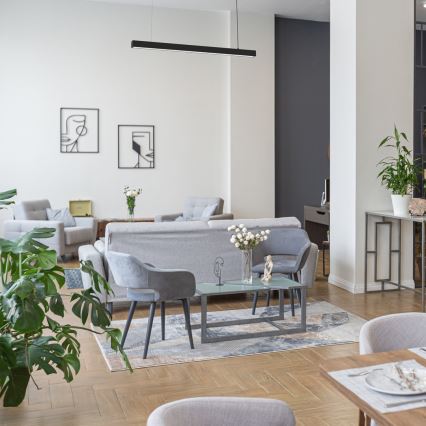 Deckenleuchte an Kabel LUNGO T8 1xG13/18W/230V schwarz