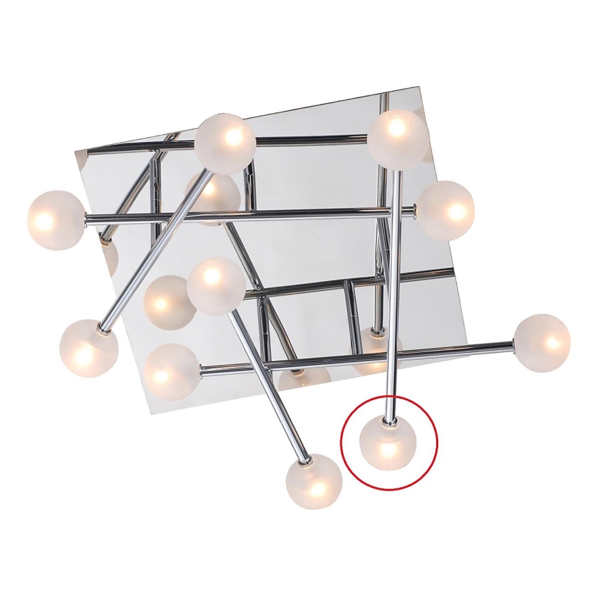 Luxera 17101 - Ersatzgläser für den Kronleuchter OLIVIA G4