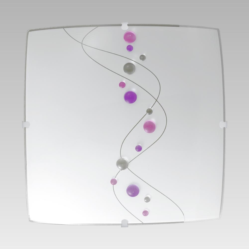 Luxera 45056 - Ersatzglas für die Deckenleuchte TAO PINK E27