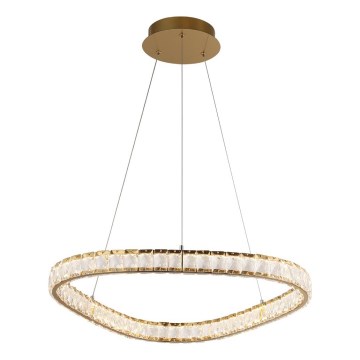LUXERA 46151 - LED-Pendelleuchte MIST an Kabel LED/43W/230V 4000K goldfarben