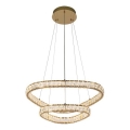 LUXERA 46152 - MIST LED-Pendelleuchte an Kabel, 65W, 230V, 4000K, goldfarben