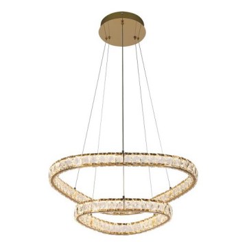 LUXERA 46152 - MIST LED-Pendelleuchte an Kabel, 65W, 230V, 4000K, goldfarben