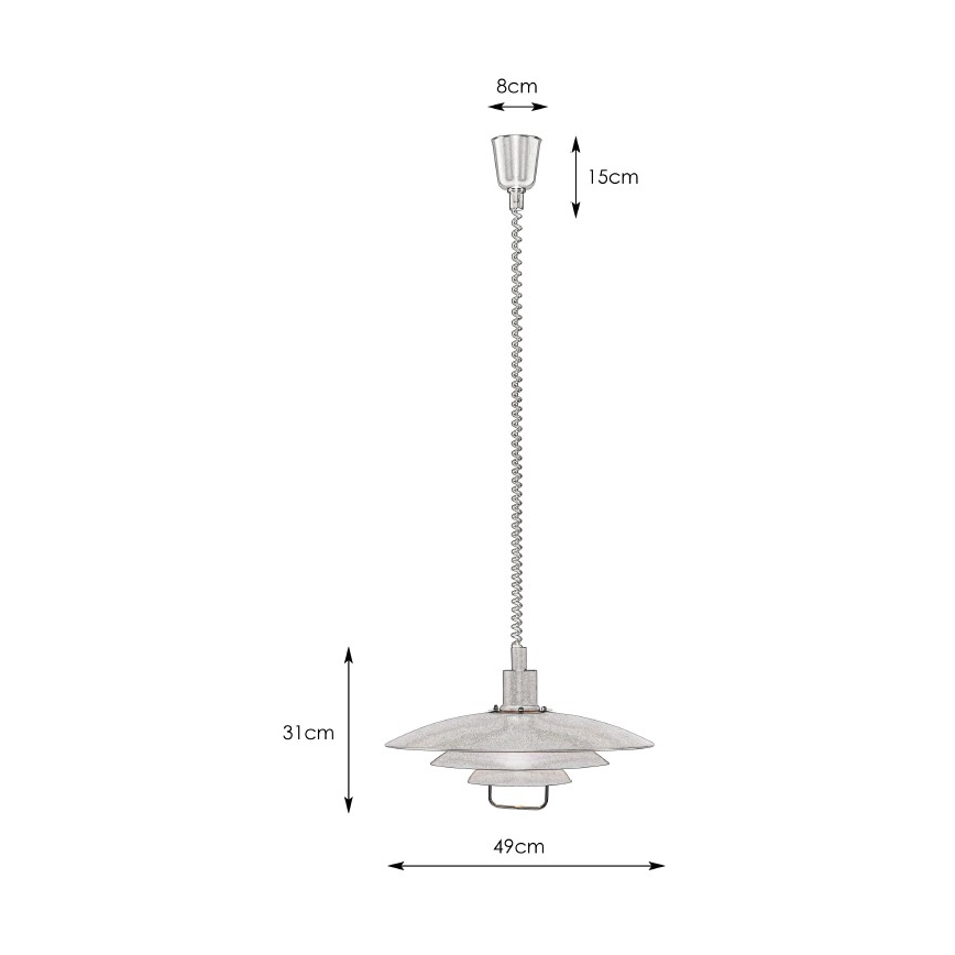 Markslöjd 104540 - Pendelleuchte KIKRENES 1xE27/60W/230V